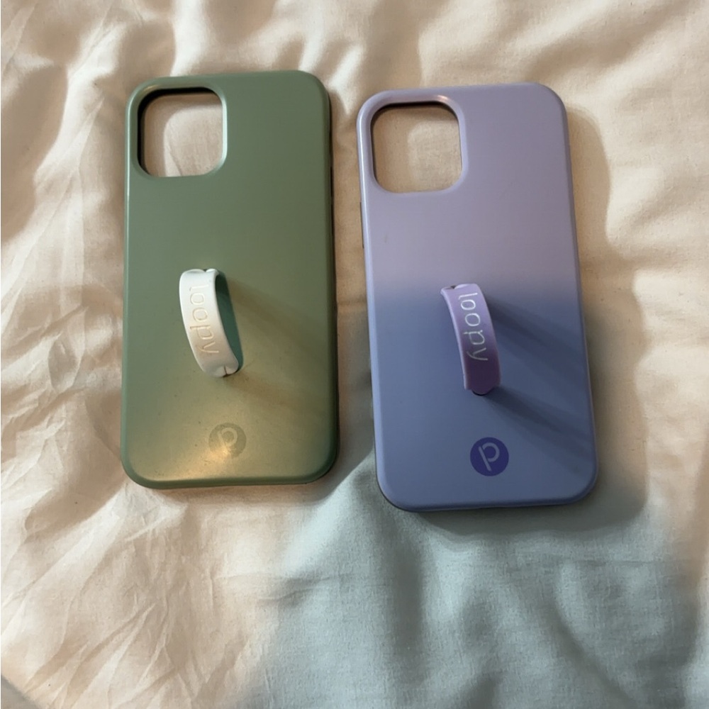 Loopy Case Phone Case Set - Green and Purple $22 for both, $12 each